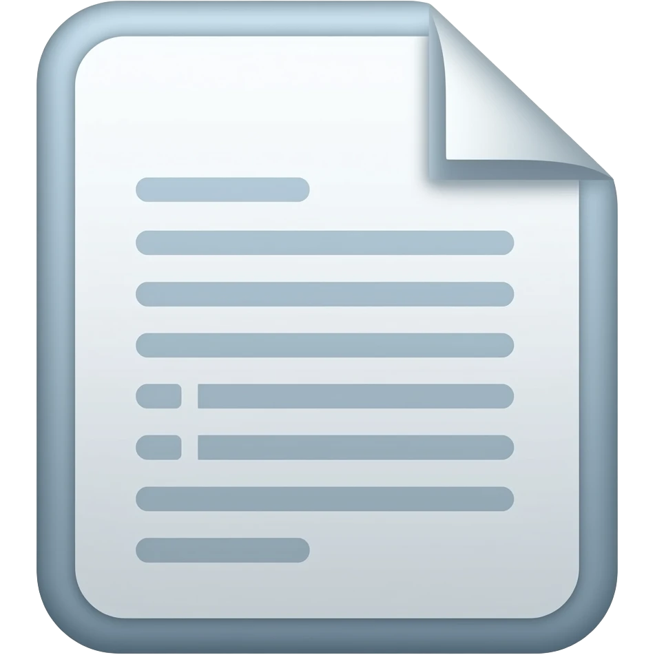 document simple icon emoji