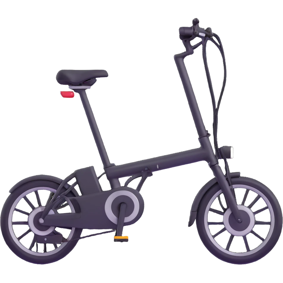 black electric bicycle emoji