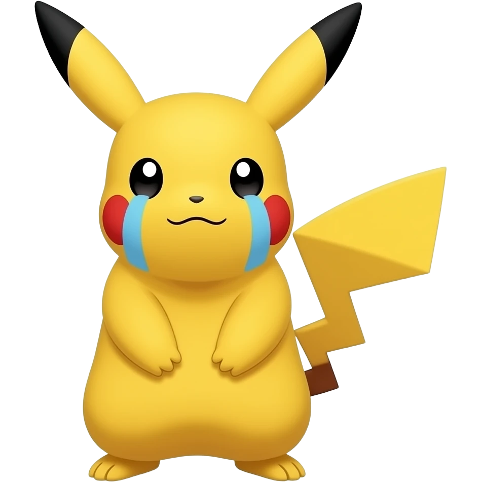 has uno con un pokemon llorando emoji