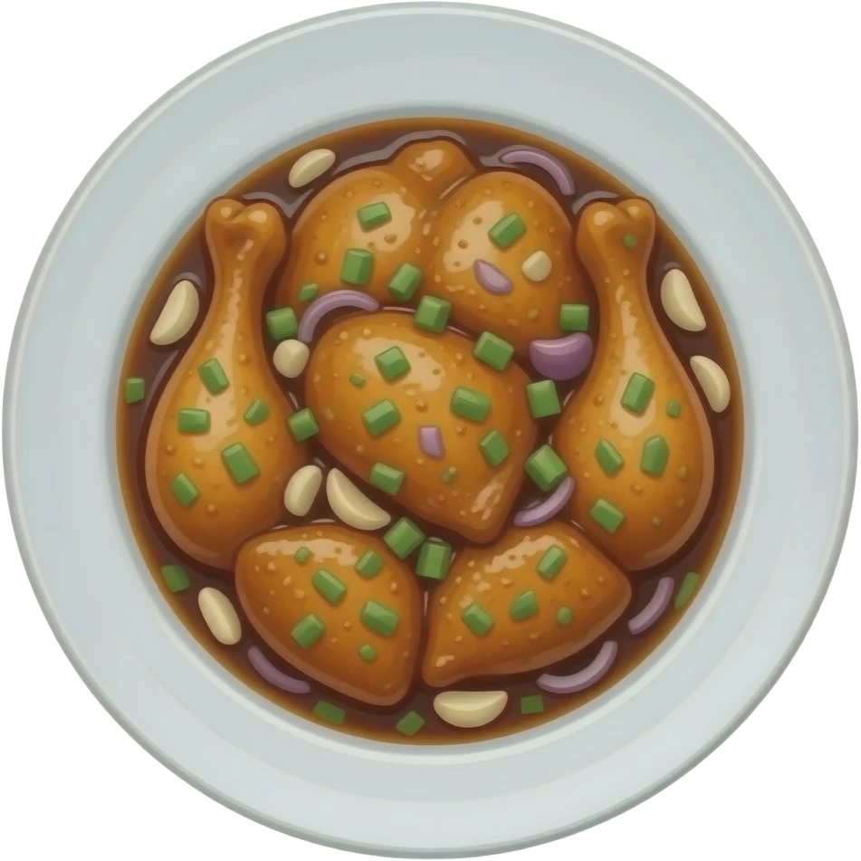 chicken adobo emoji