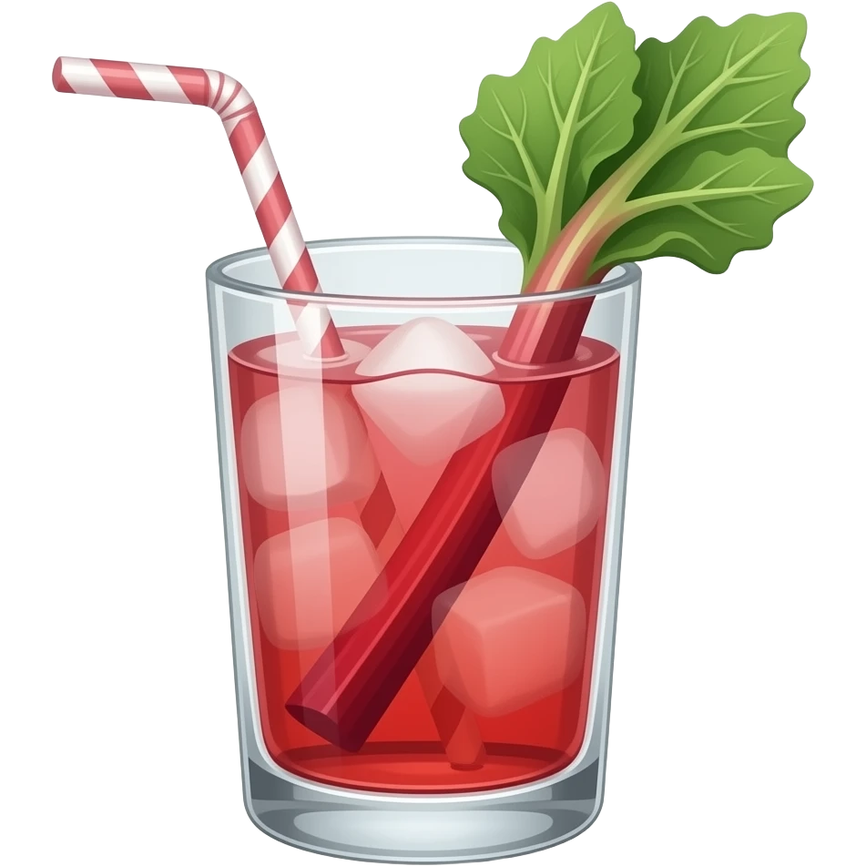 Rhubarb Cocktail emoji