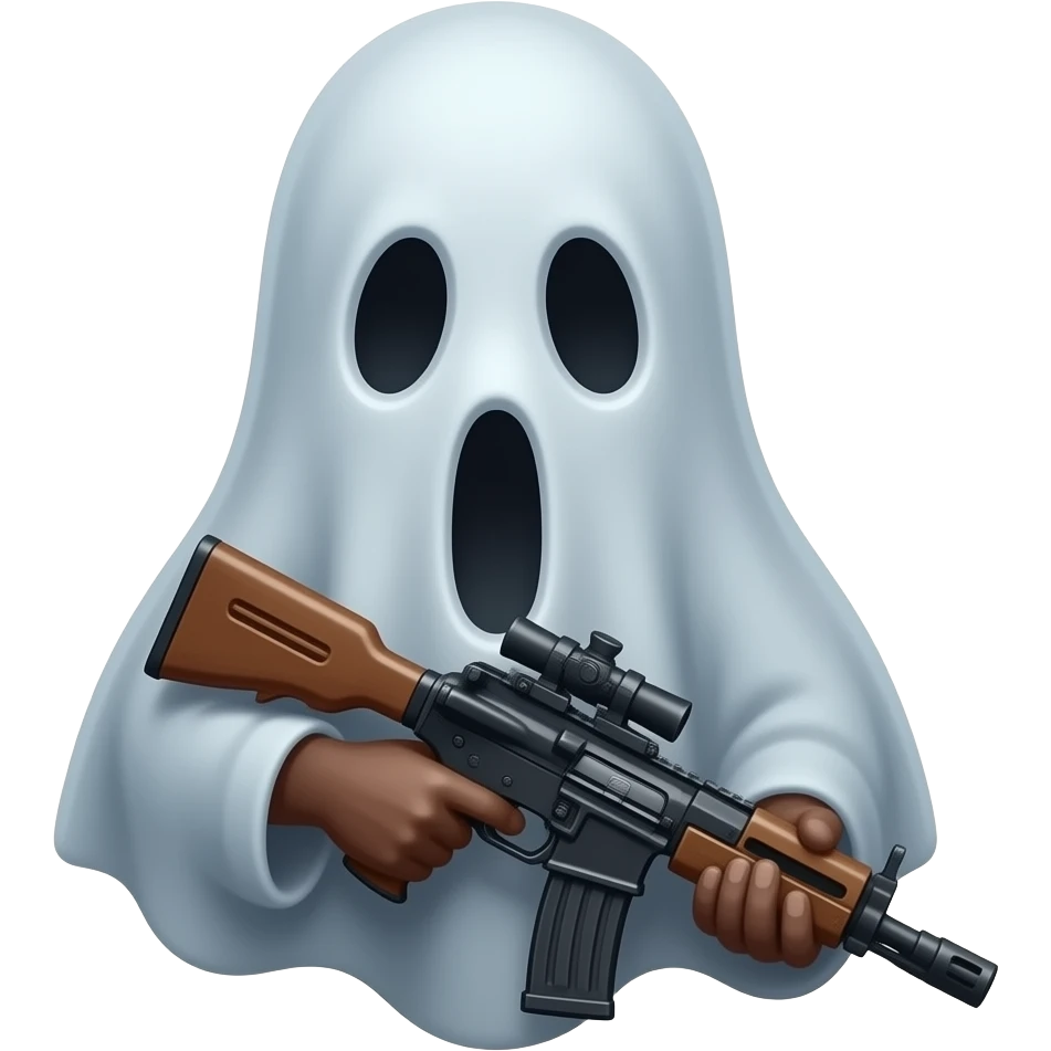👻 Con arma emoji