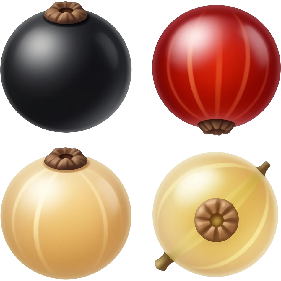 смородина черная, красная, белая emoji
