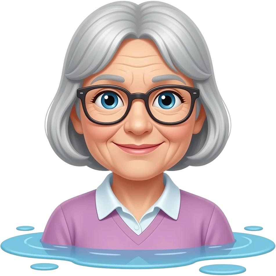 Бабушка лужи emoji