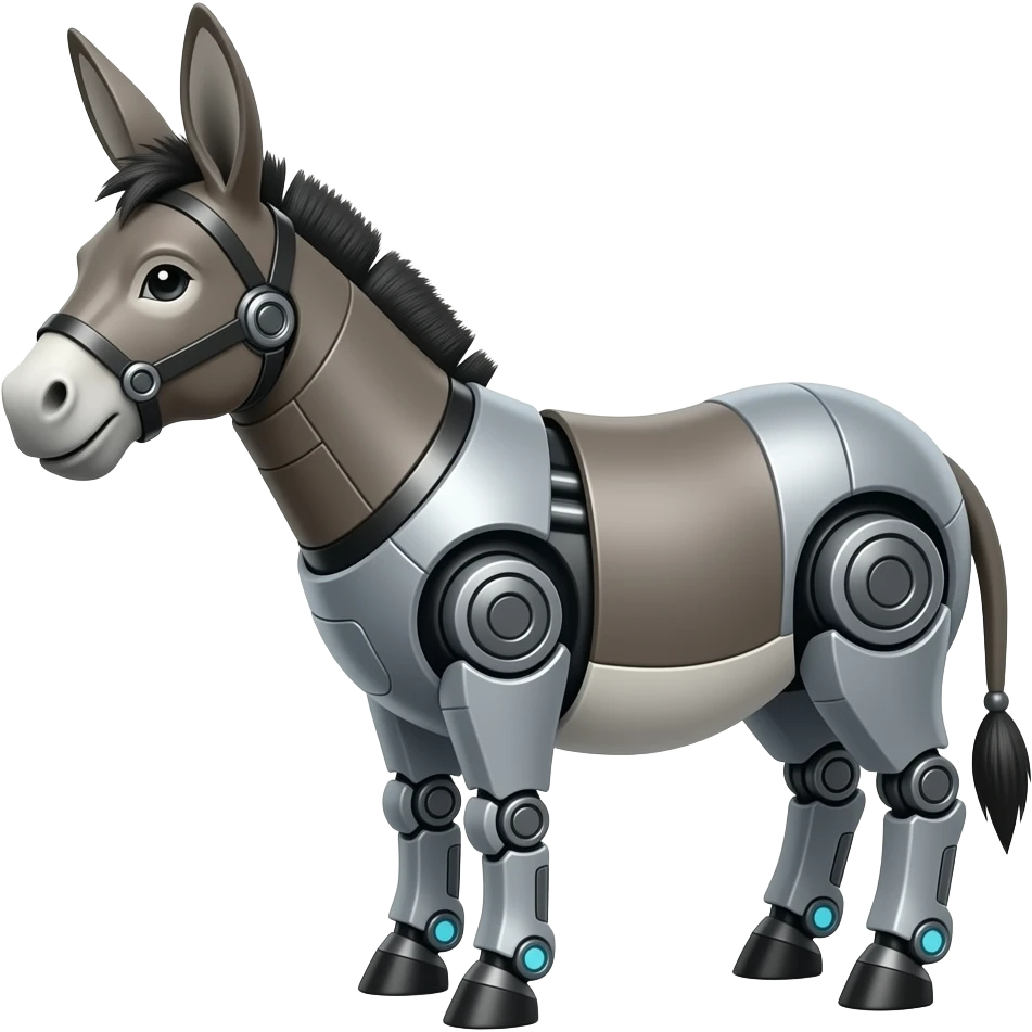 Donkey Robot emoji