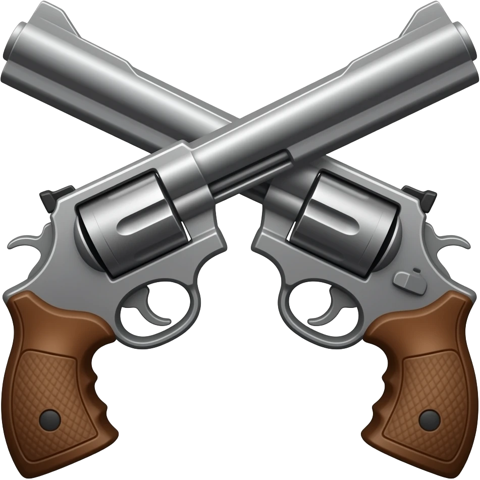 crossed guns emoji