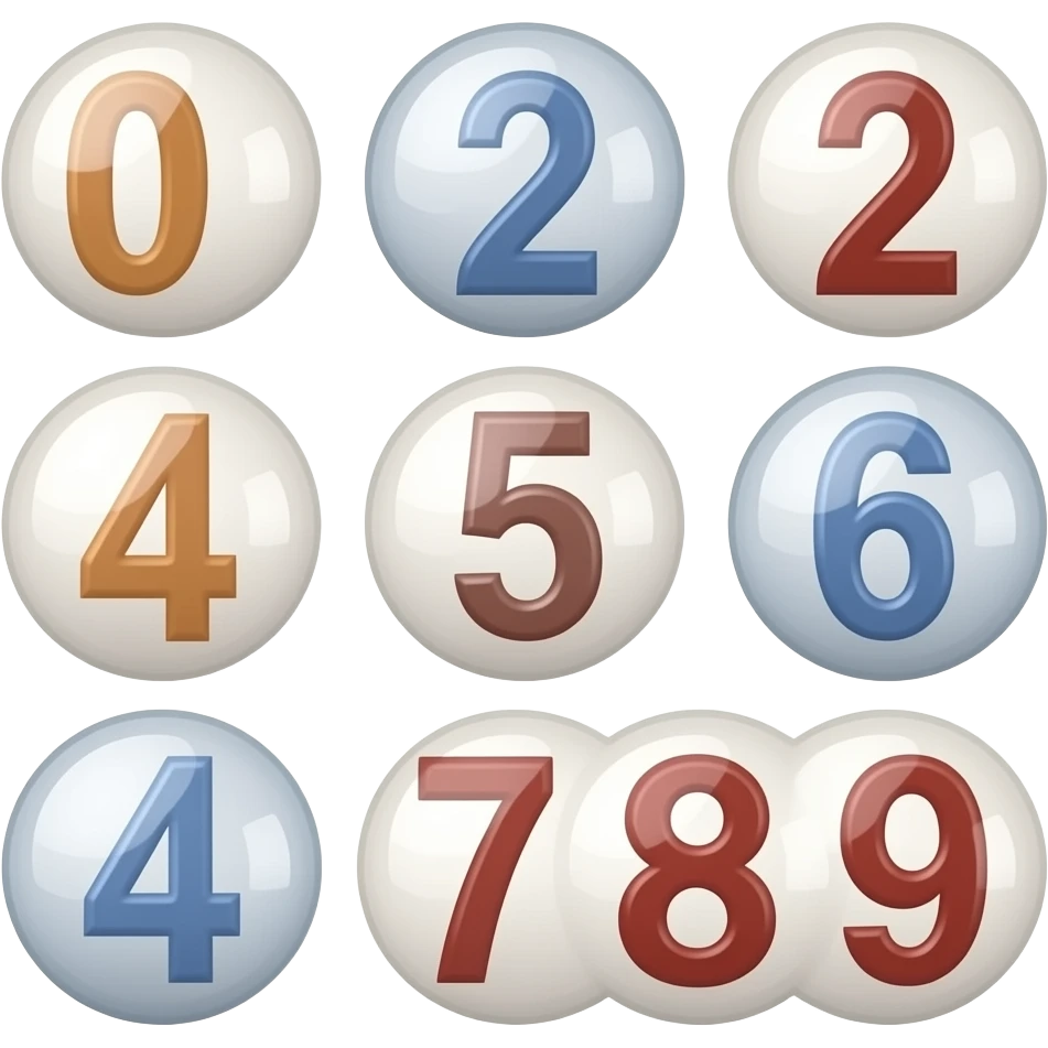 123456789 emoji