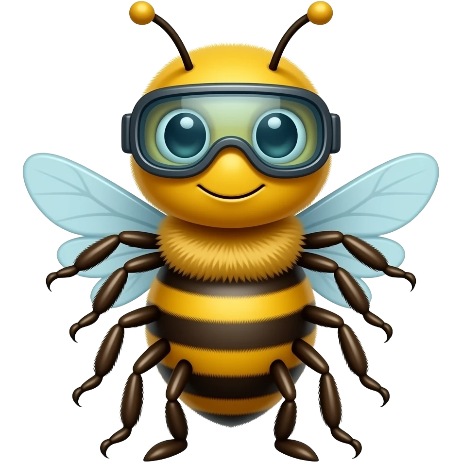 🐝🥽 emoji