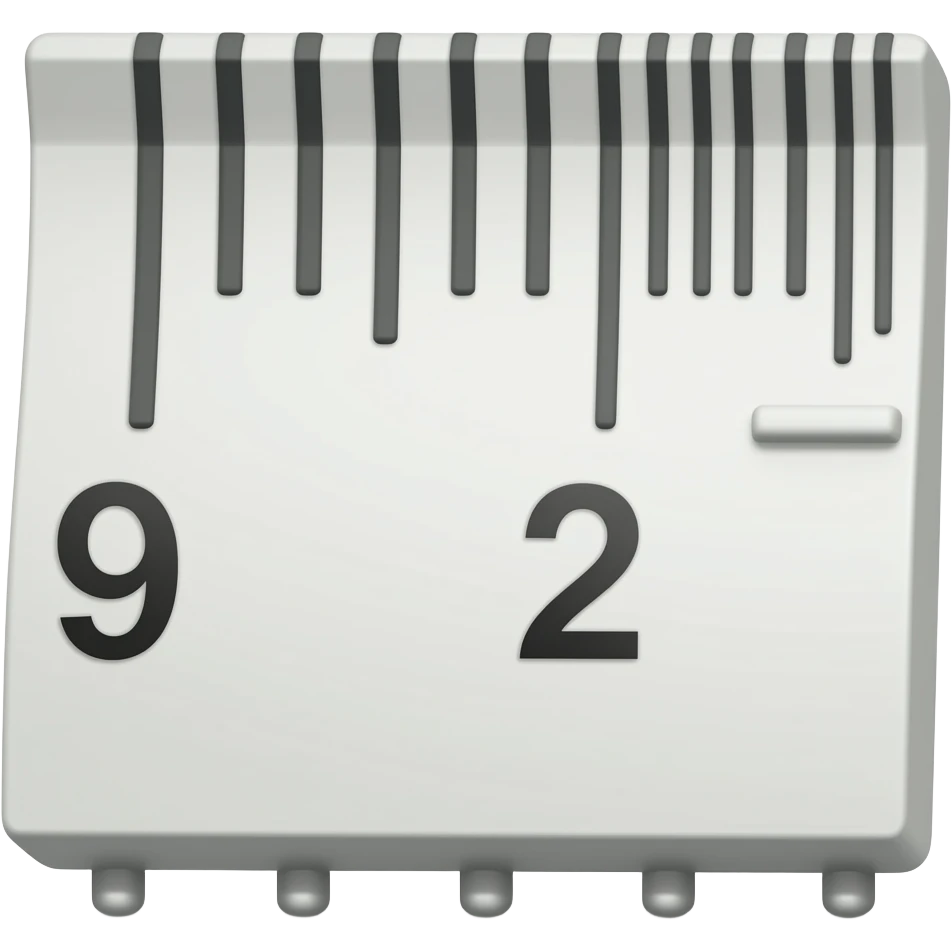 cm size meter emoji