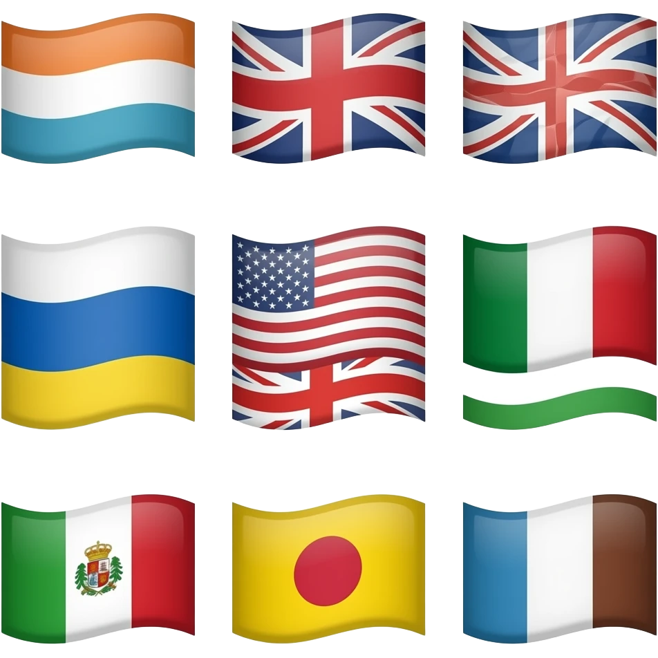 Flag shapes emoji