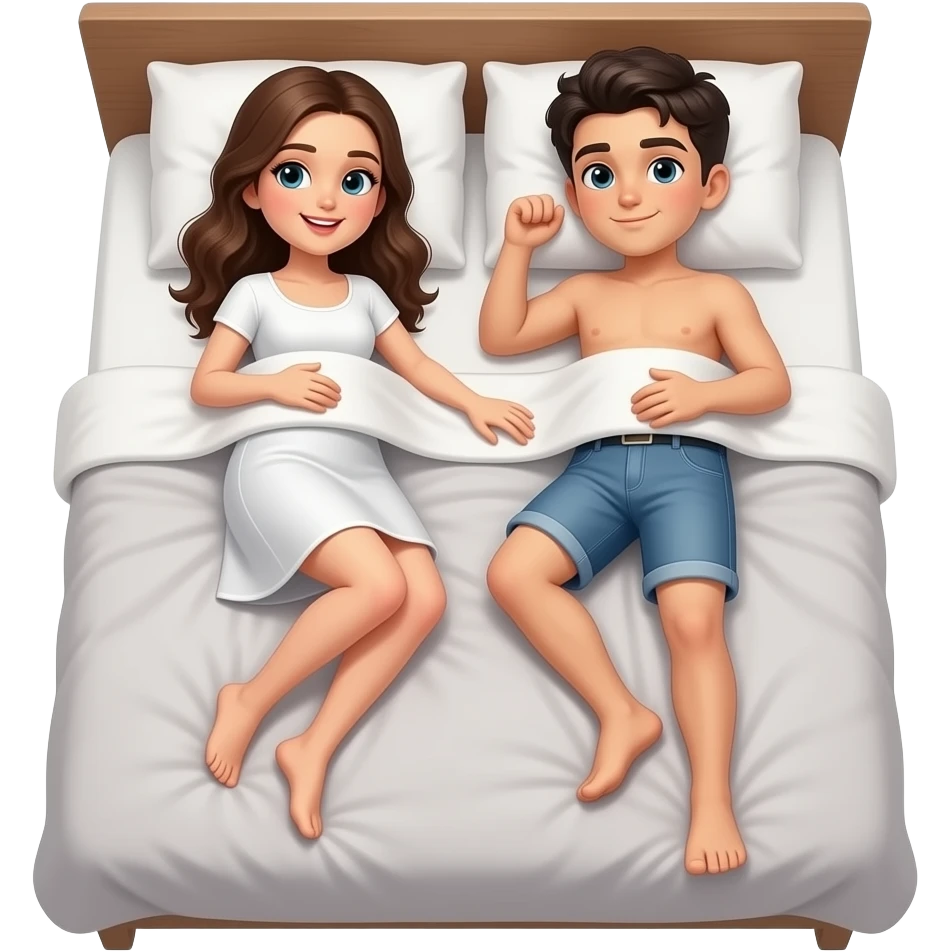 سکس دختر و پسر نوجوان لخت روی تخت emoji