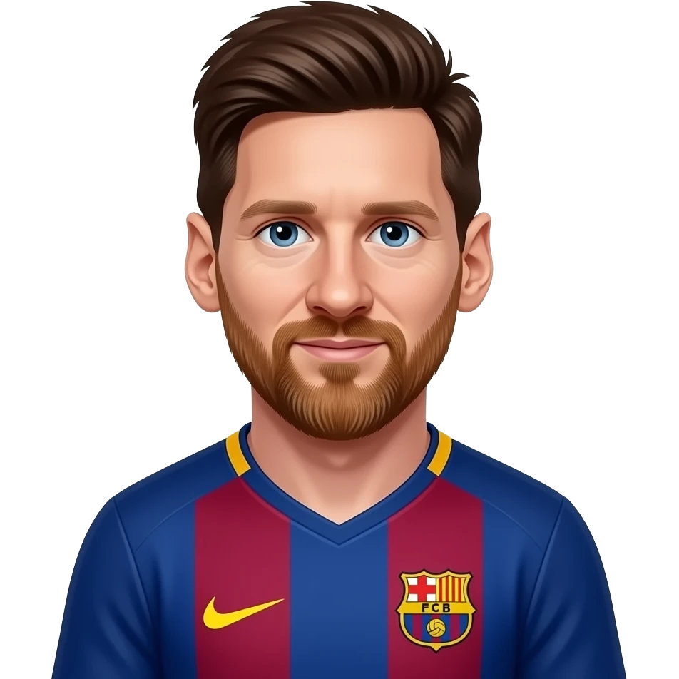 messi barcelona emoji