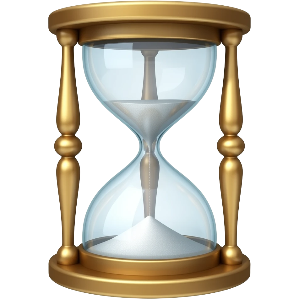 Hourglass emoji