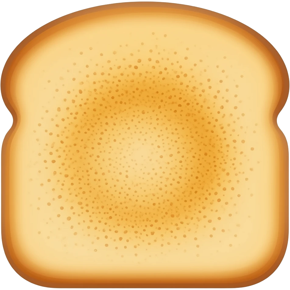 Plain toasted English muffin emoji