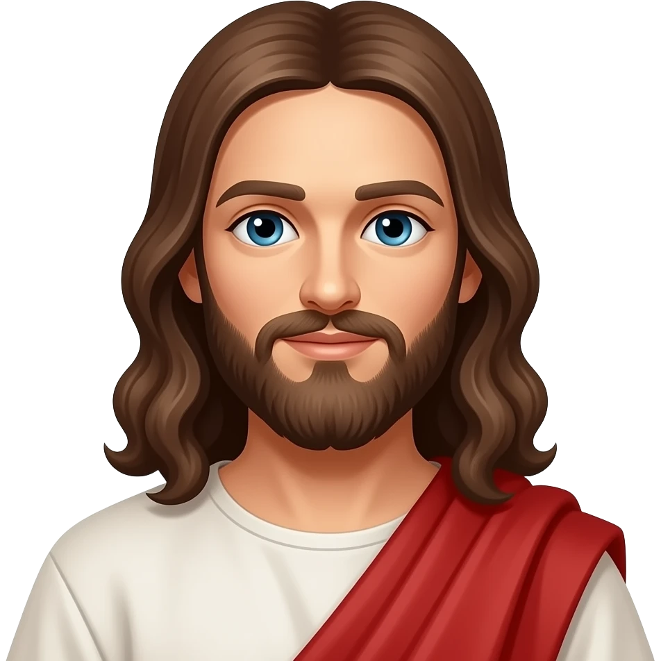 Jesus playing cards emoji