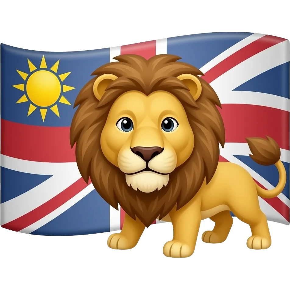 ایموجی پرچم شیر و خورشید بساز emoji