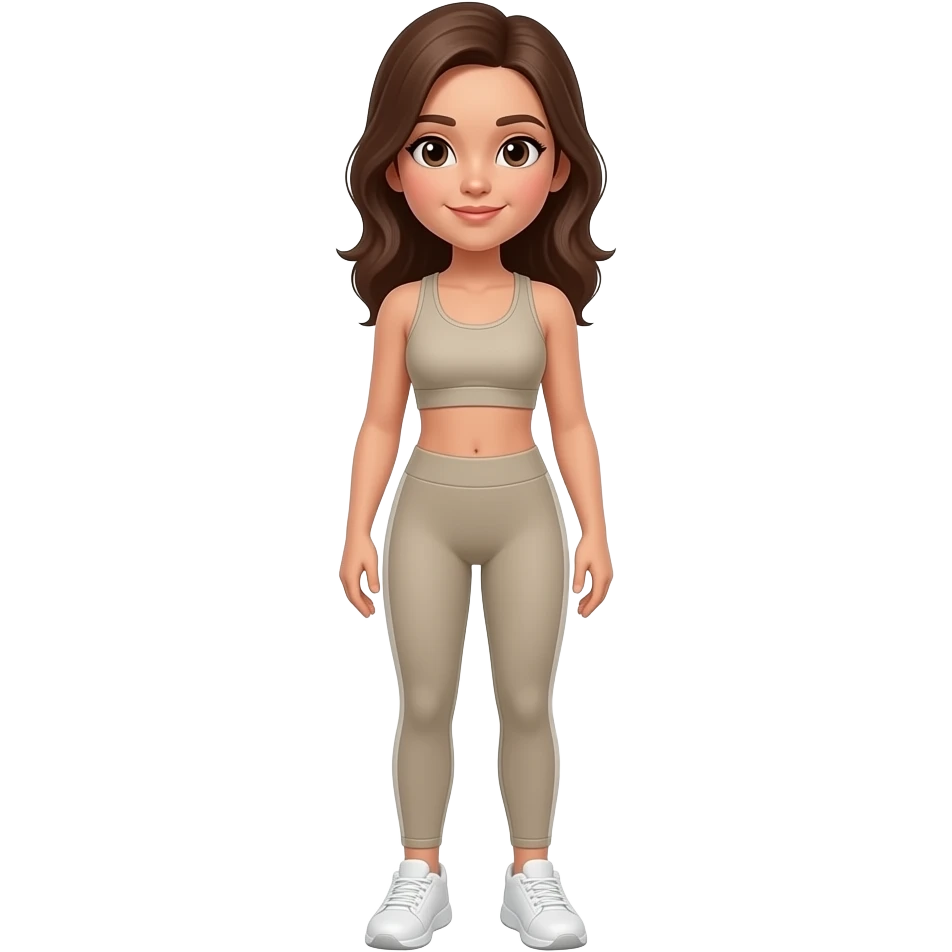 sport girl beige emoji