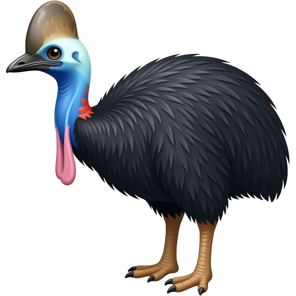 Cassowary emoji