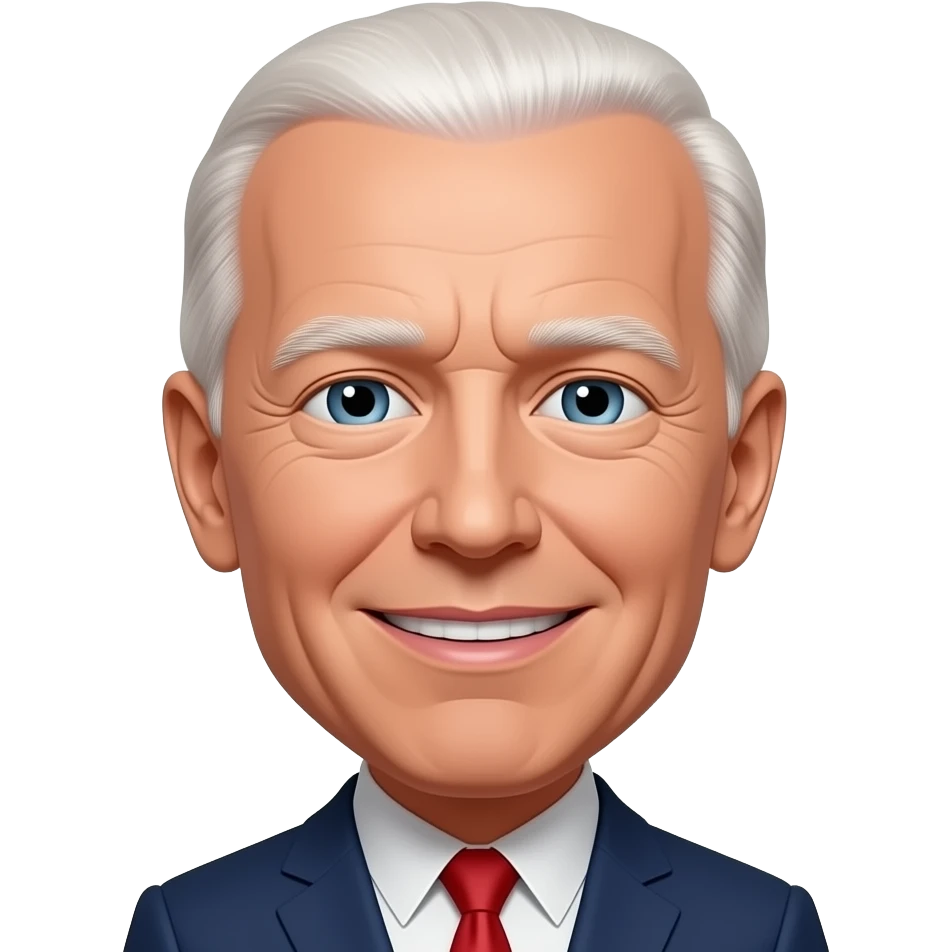 Biden as a realistic puppet under obsma emoji