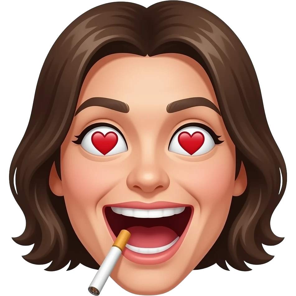 😍👄🚬 emoji