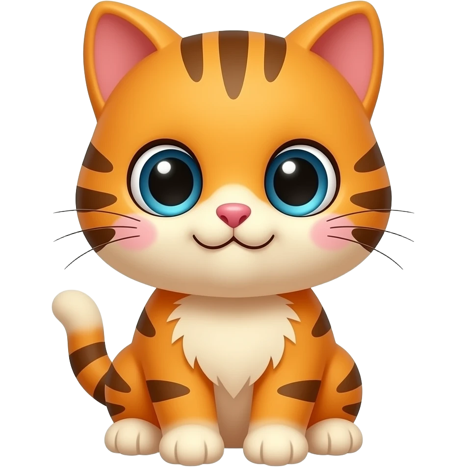 baby Garfield cutest kitty ever poster emoji | AI Emoji Generator