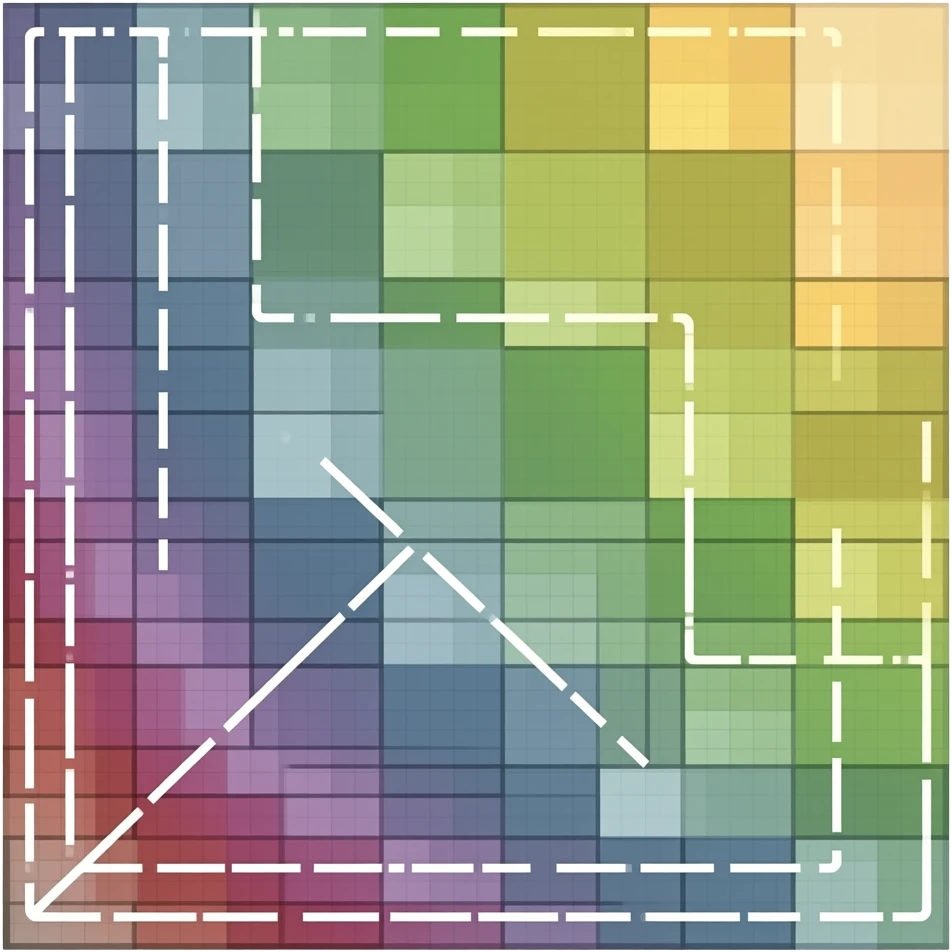 data chart with different-sized square (called a "tree map" but not a literally "tree") emoji