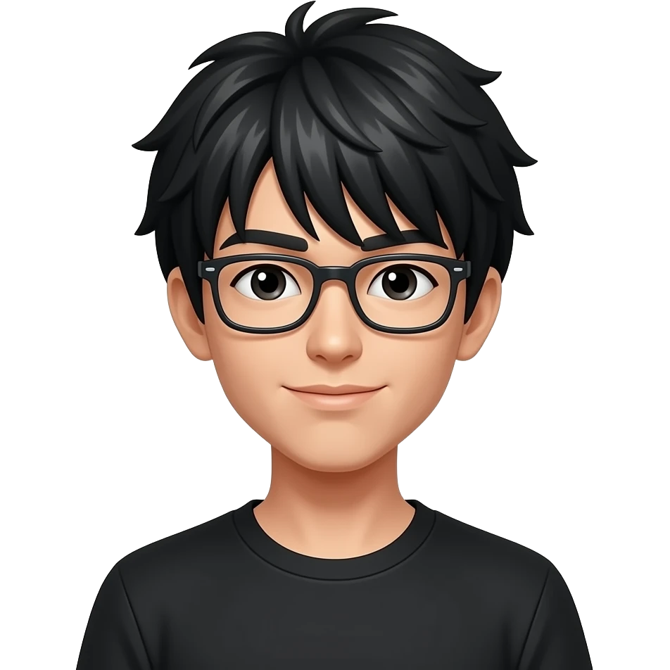 Guku black emoji