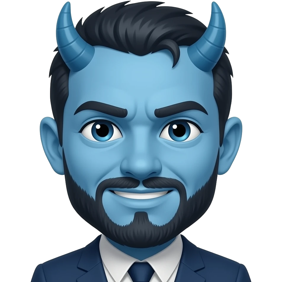 blue devil emoji
