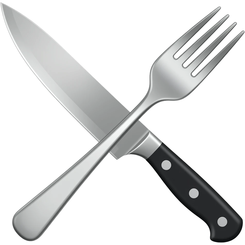 knife and fork emoji