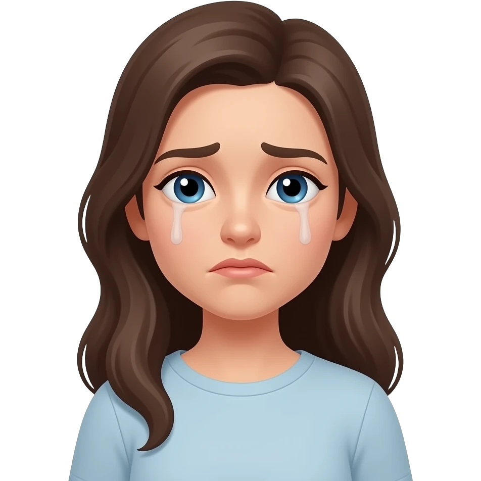 mujer triste emoji