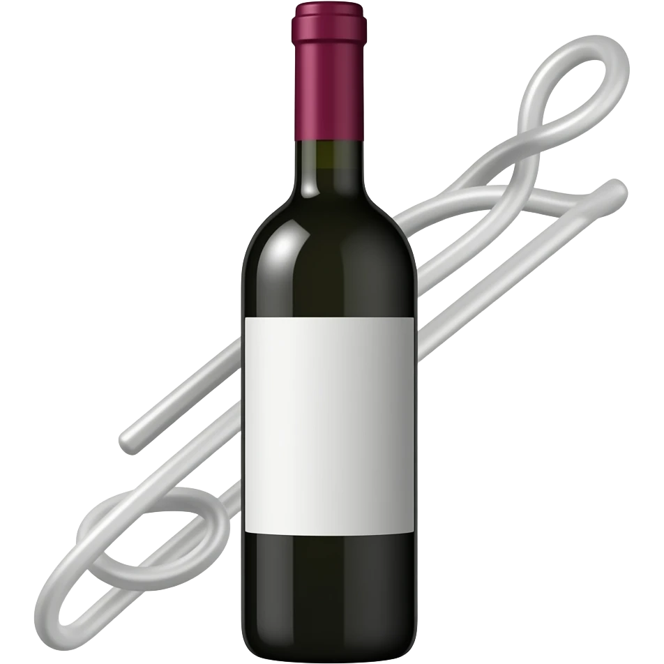 wine bottle emoji