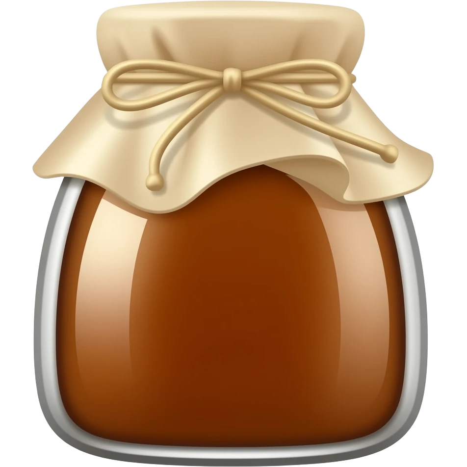 Caramel bottle emoji