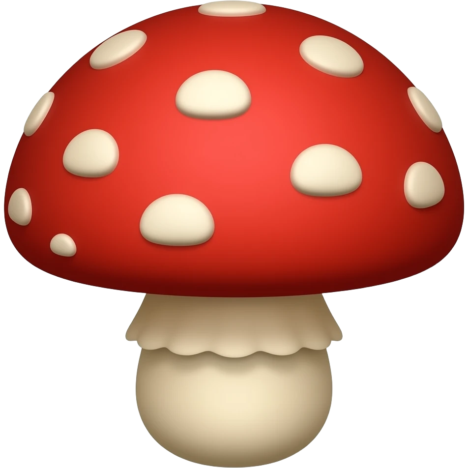 crimson agaric emoji