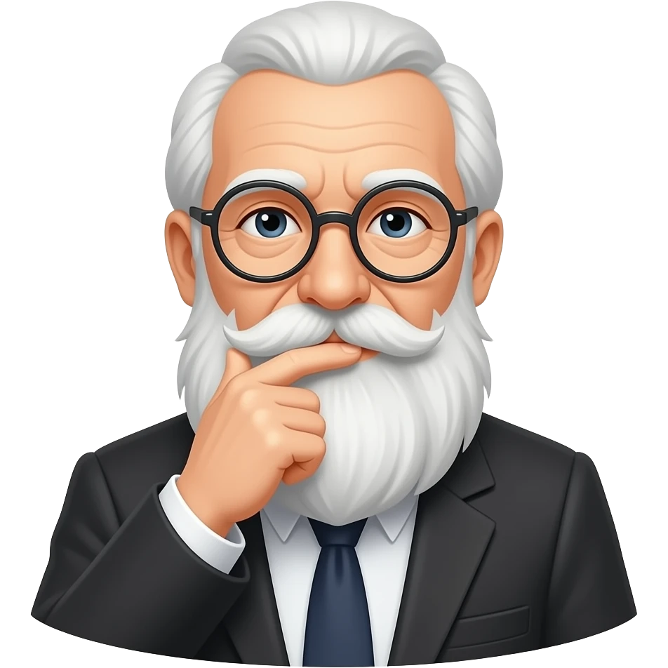 Thinking Philosopher emoji