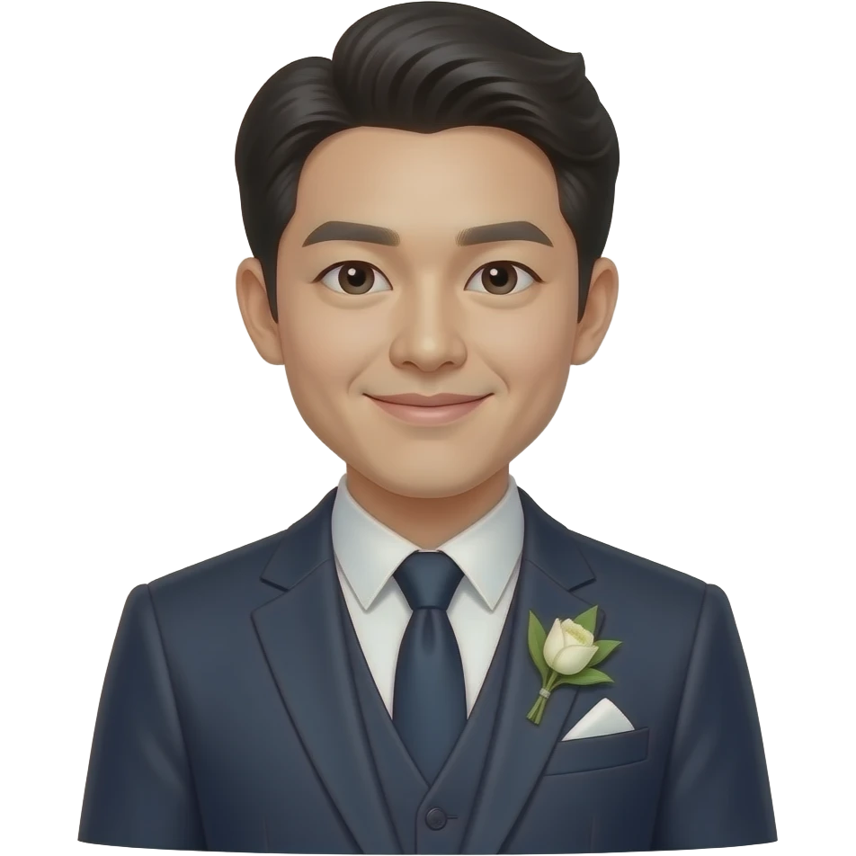 한국인 신랑 emoji