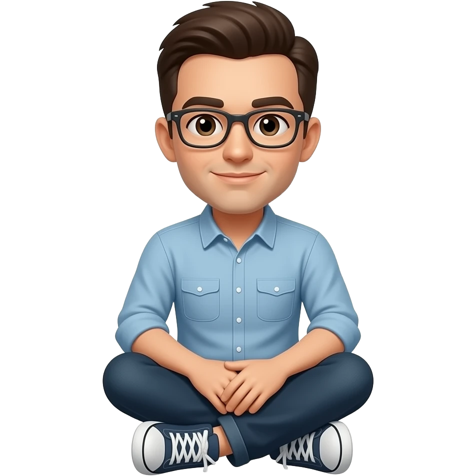 sitting man emoji