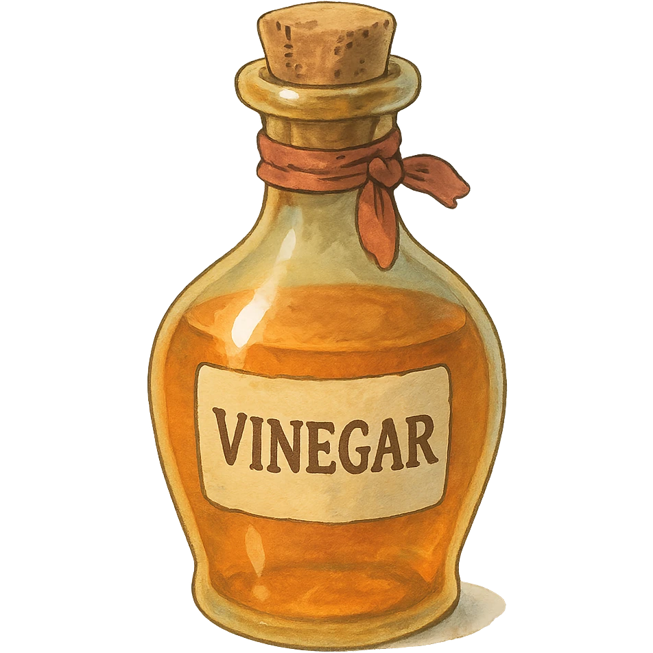 ghibli style bottle of vinegar emoji
