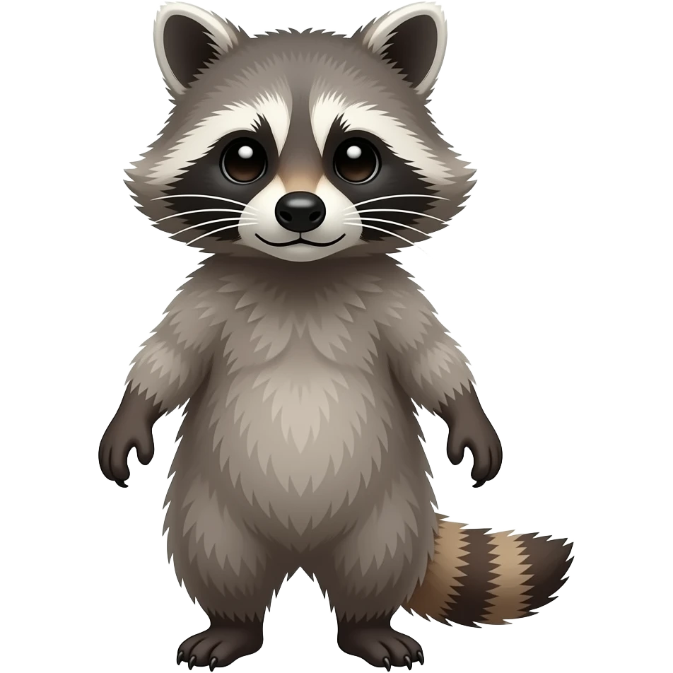 Common raccoon emoji