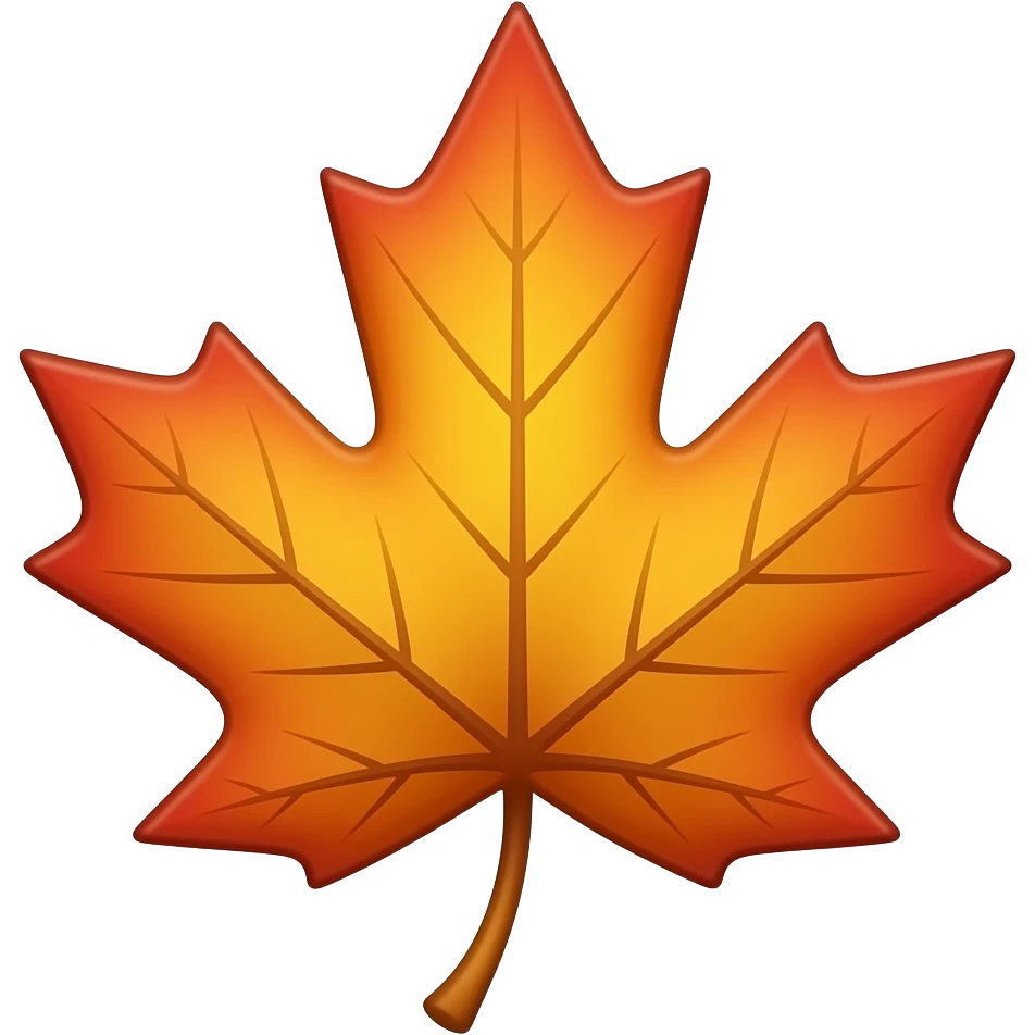 maple leaf emoji