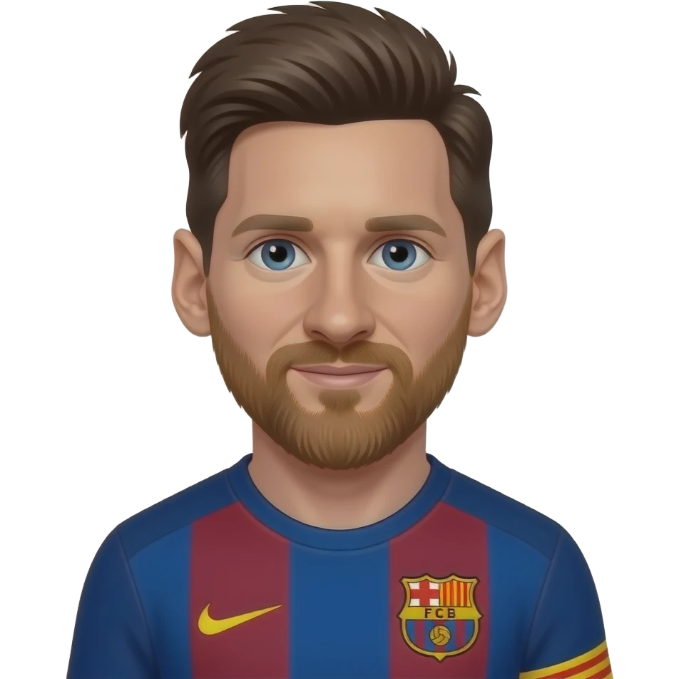 messi barcelona emoji