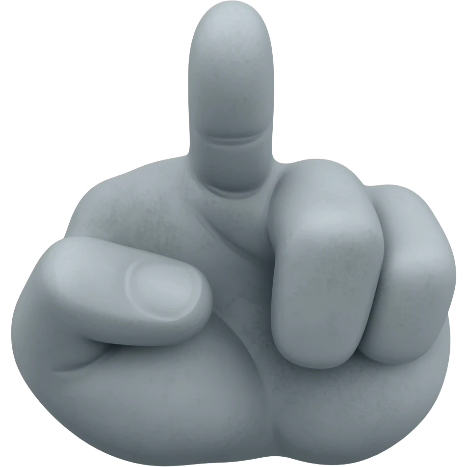 stone with a 🖕 emoji