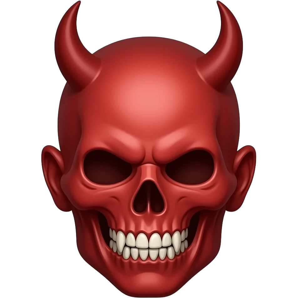 demonic head emoji