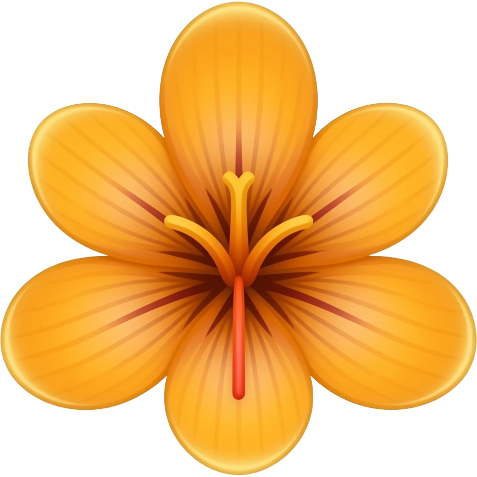 saffron flower emoji