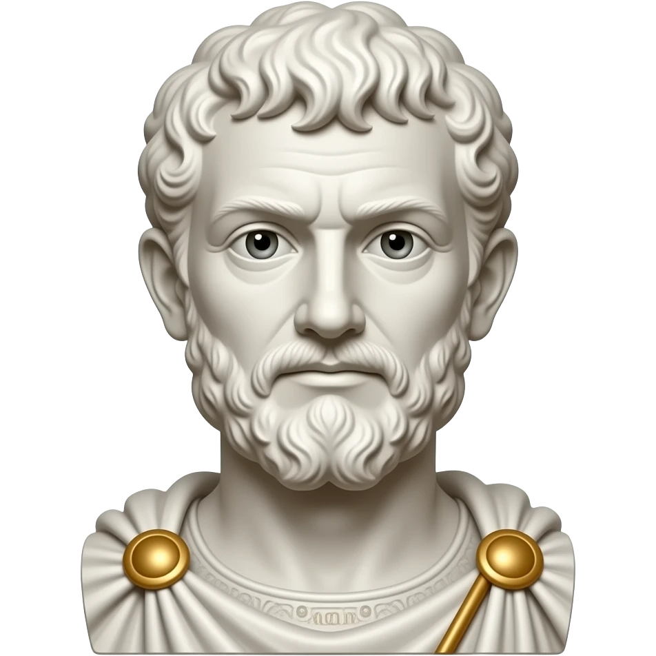 Julius ceasar marble statue emoji