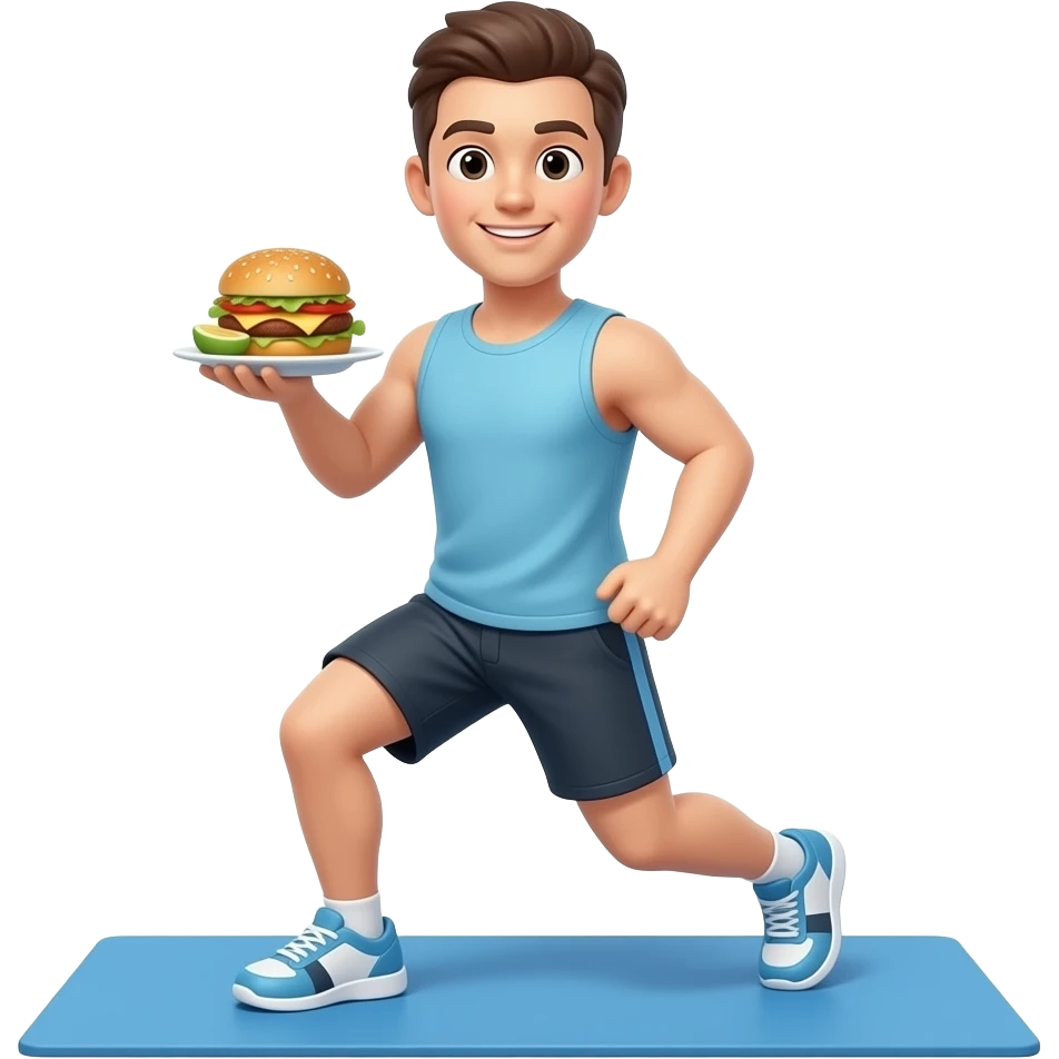 exercise & diet emoji