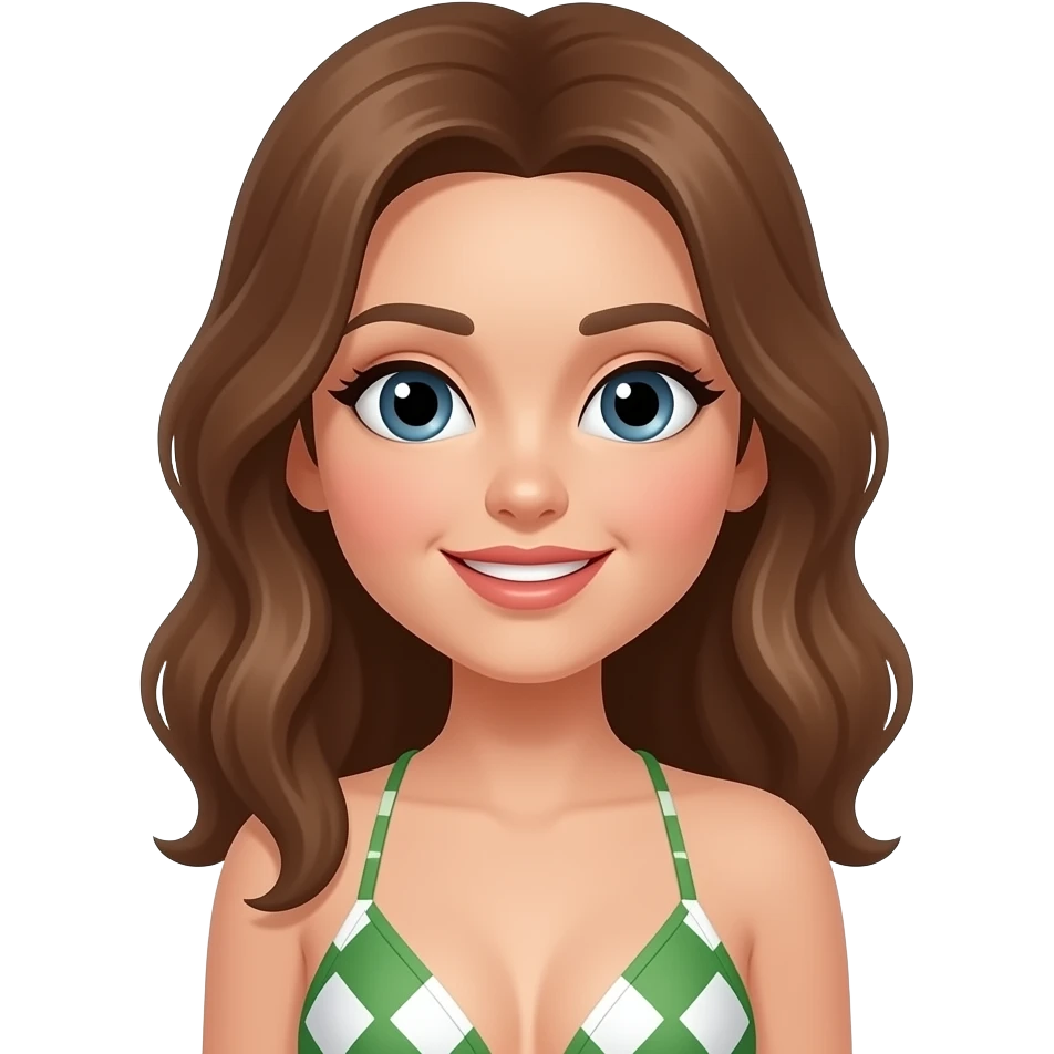 green bikini emoji