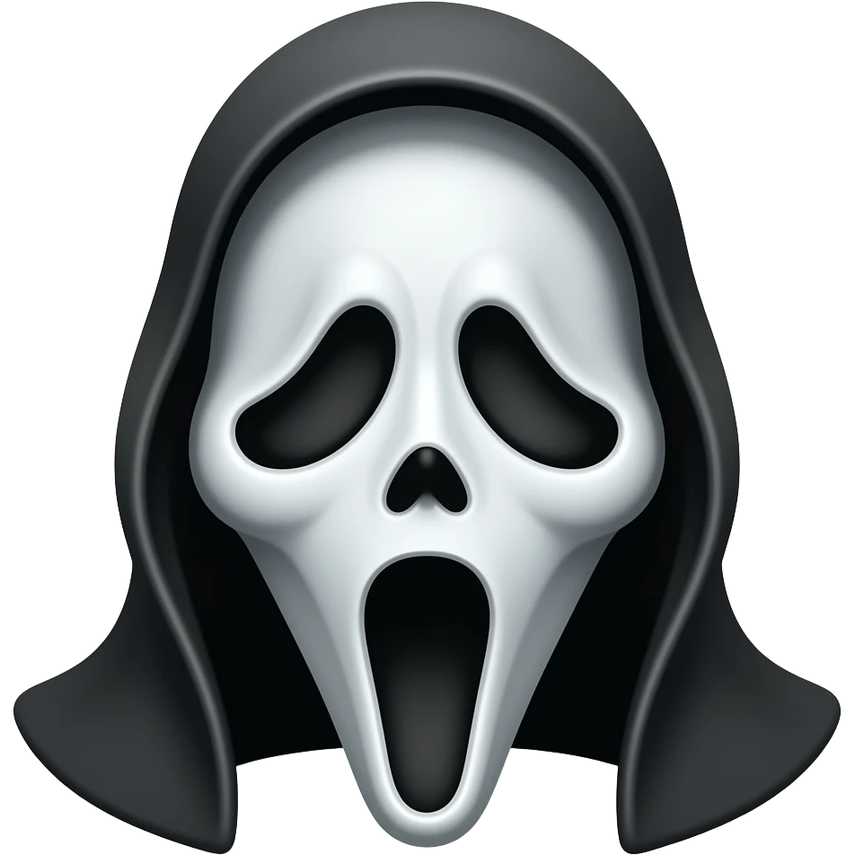 Scream mask emoji