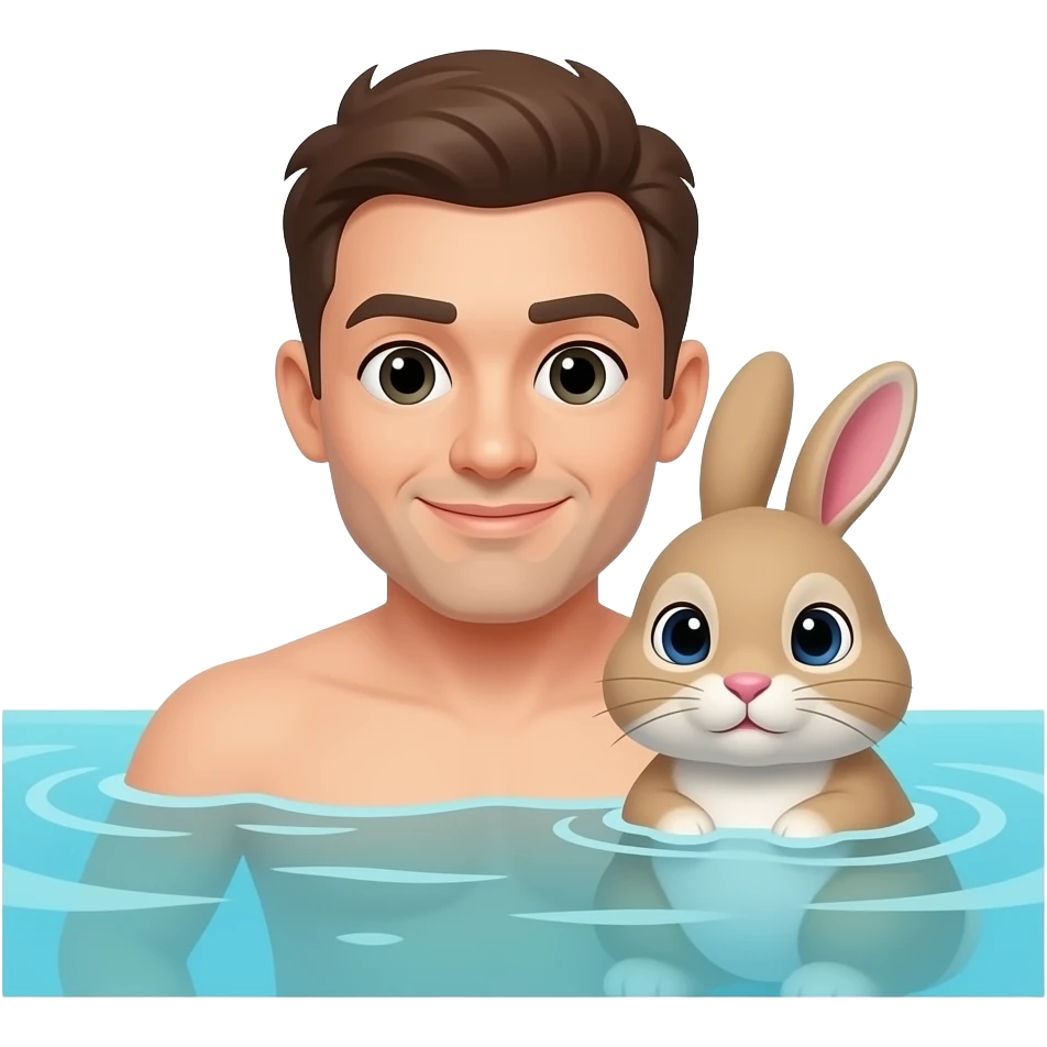 Мужчина, плывущий кролем emoji