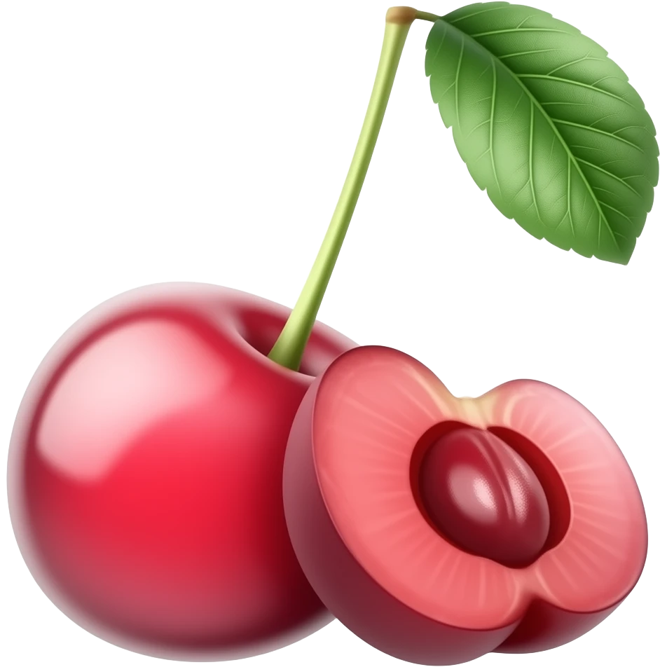 Red cherry emoji
