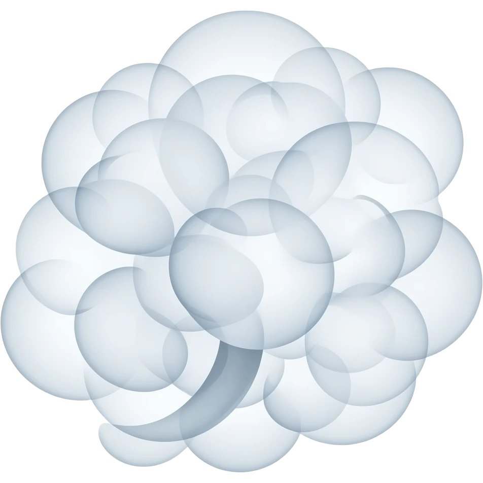 Clean smoke emoji